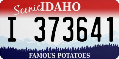 ID license plate I373641