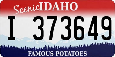 ID license plate I373649