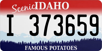 ID license plate I373659