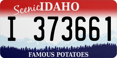 ID license plate I373661