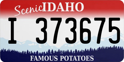 ID license plate I373675