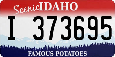 ID license plate I373695