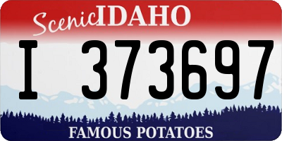 ID license plate I373697