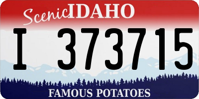 ID license plate I373715