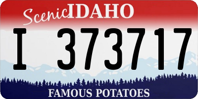 ID license plate I373717