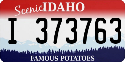 ID license plate I373763