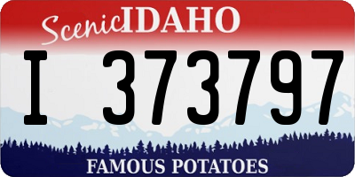 ID license plate I373797