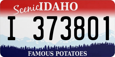 ID license plate I373801