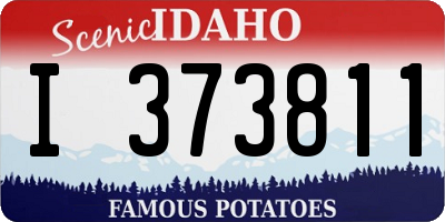 ID license plate I373811
