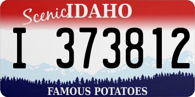 ID license plate I373812