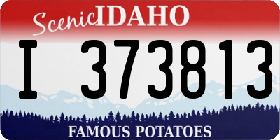 ID license plate I373813