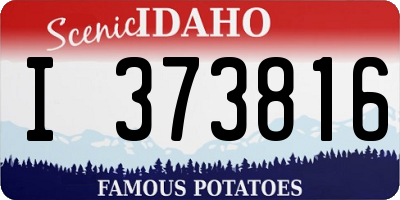 ID license plate I373816