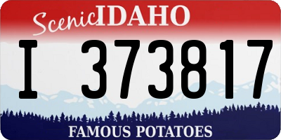 ID license plate I373817
