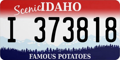 ID license plate I373818