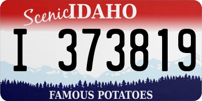 ID license plate I373819