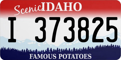 ID license plate I373825