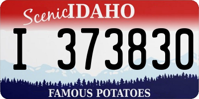 ID license plate I373830