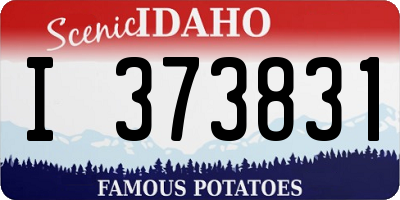 ID license plate I373831