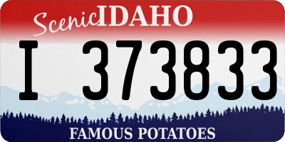 ID license plate I373833