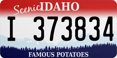 ID license plate I373834