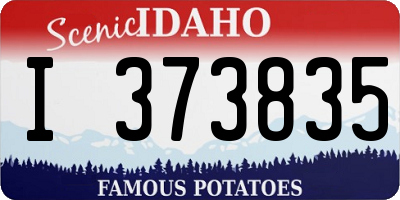 ID license plate I373835