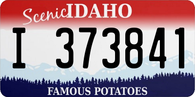 ID license plate I373841