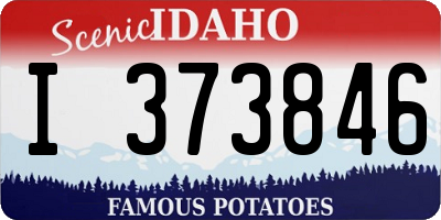 ID license plate I373846