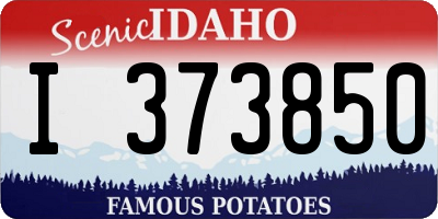 ID license plate I373850