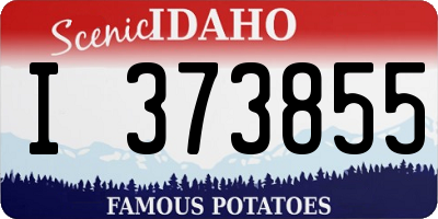 ID license plate I373855