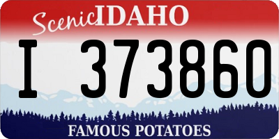 ID license plate I373860