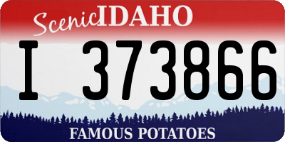 ID license plate I373866