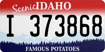 ID license plate I373868