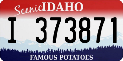 ID license plate I373871