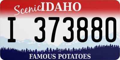 ID license plate I373880