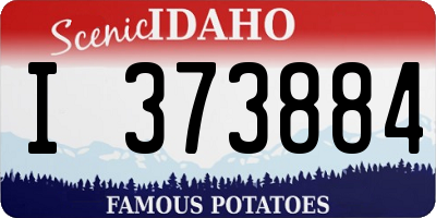 ID license plate I373884
