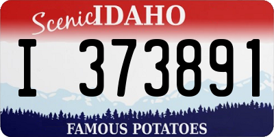 ID license plate I373891