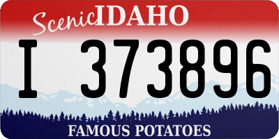 ID license plate I373896