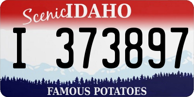 ID license plate I373897