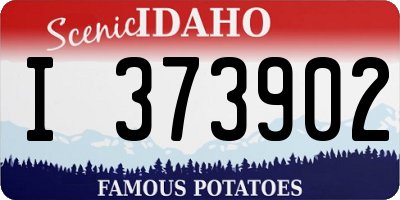 ID license plate I373902