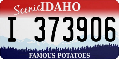 ID license plate I373906