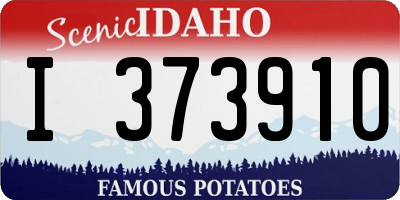 ID license plate I373910
