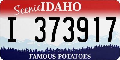 ID license plate I373917