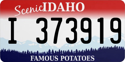 ID license plate I373919