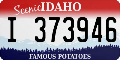 ID license plate I373946