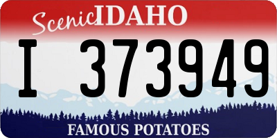 ID license plate I373949