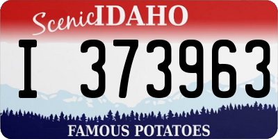 ID license plate I373963