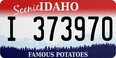 ID license plate I373970