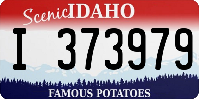 ID license plate I373979