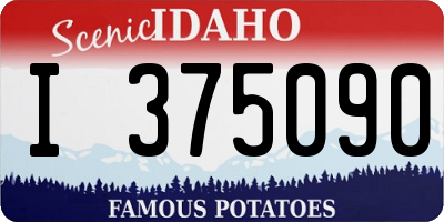 ID license plate I375090