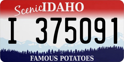 ID license plate I375091